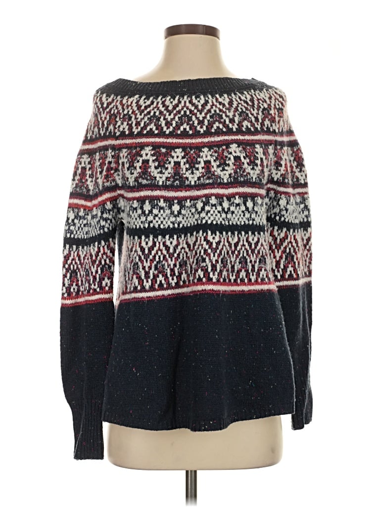 Pre-owned Natural Reflections Pullover Sweater In Black