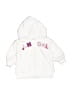Carter's White Zip Up Hoodie 0-3 MO / 3 MO - photo 1