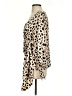 ASOS 100% Polyester Animal Print Tan Long Sleeve Blouse Size 4 - photo 5