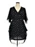 City Chic 100% Polyester Black Casual Dress Size 20 Plus (L) - photo 1