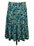 Lily Print Teal Casual Skirt Size M - photo 2