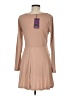 Doublju Solid Tan Casual Dress Size M - photo 2
