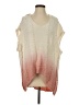 Moth Ombre White Ivory Poncho Size XS - photo 1