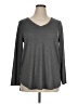 Apt. 9 Gray Long Sleeve Top Size XL - photo 1