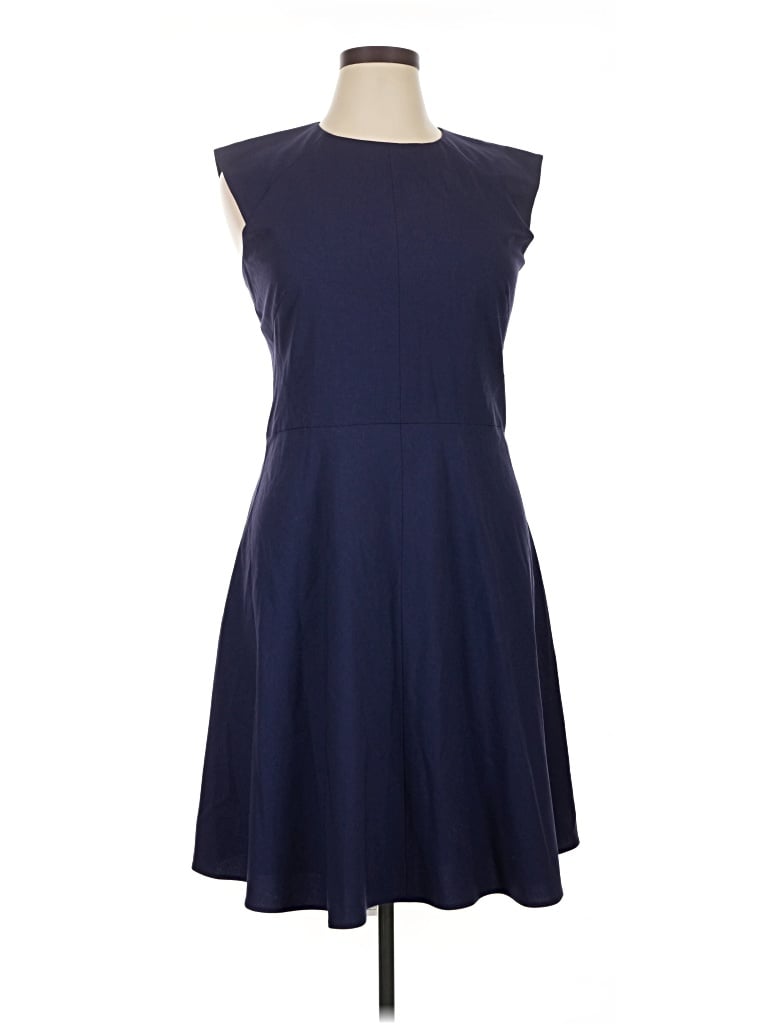 Pre-owned Mm. Lafleur Casual Dress In Blue