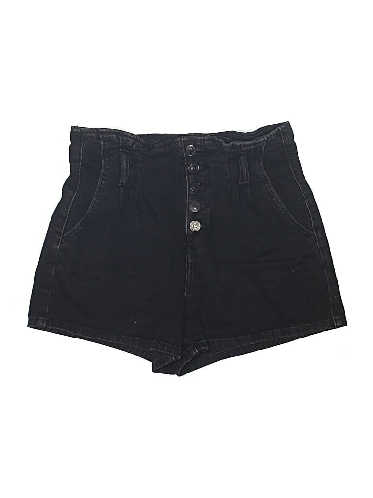 Pre-owned American Eagle Outfitters Denim Shorts In Black