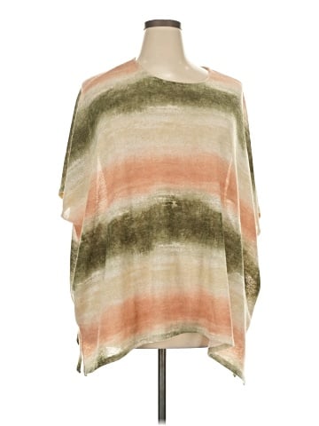Cotton Bleu Poncho (view 1)