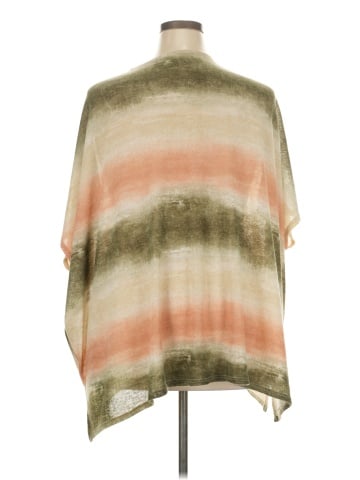 Cotton Bleu Poncho (view 2)