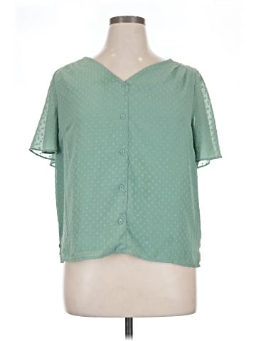 Evri Short Sleeve Blouse (view 1)