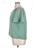 Evri 100% Polyester Green Short Sleeve Blouse Size 0X - photo 5