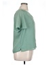 Evri 100% Polyester Green Short Sleeve Blouse Size 0X - photo 4