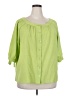 White Stag Green 3/4 Sleeve Blouse Size 3X - photo 1