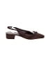 Everlane Brown Burgundy Heels Size 10 1/2 - photo 1