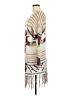 Full Tilt 100% Acrylic Ivory Poncho Size M - photo 5