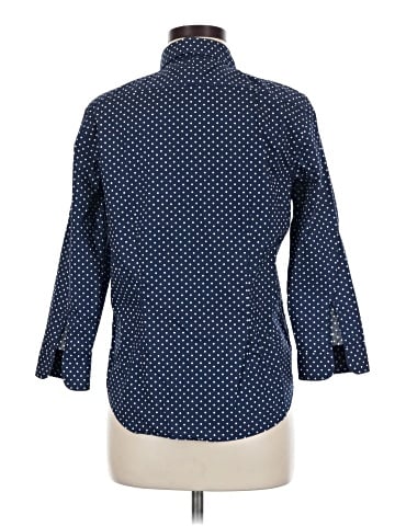 Lauren by Ralph Lauren 3/4 Sleeve Button-Down Shirt (view 2)