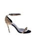 RAYE 100% Leather Animal Print Black Sandals Size EU 39 - photo 1