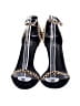 RAYE 100% Leather Animal Print Black Sandals Size EU 39 - photo 2