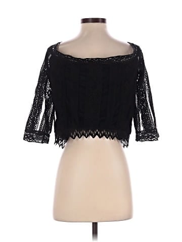 Vivienne Tam 3/4 Sleeve Top (view 2)