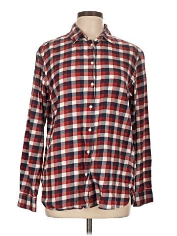 Uniqlo Long Sleeve Button-Down Shirt (view 1)