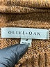 Olive and Oak Color Block Brown Turtleneck Sweater Size M - photo 7