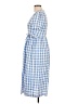 Monki 100% Cotton Checkered-gingham Blue Casual Dress Size 32 - photo 5