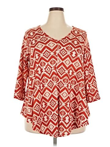 Green Envelope 3/4 Sleeve Blouse (view 1)