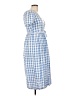 Monki 100% Cotton Checkered-gingham Blue Casual Dress Size 32 - photo 4
