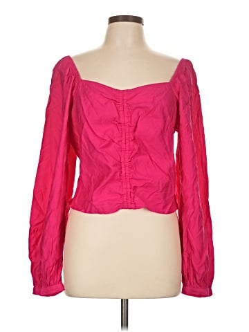 A New Day Long Sleeve Blouse (view 1)