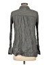 Max Studio Houndstooth Gray Long Sleeve Button-Down Shirt Size M - photo 2