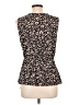 Weston Brown Sleeveless Blouse Size L - photo 2