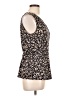 Weston Brown Sleeveless Blouse Size L - photo 4