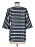 Lauren Moffatt 100% Polyester Blue 3/4 Sleeve Top Size M - photo 2