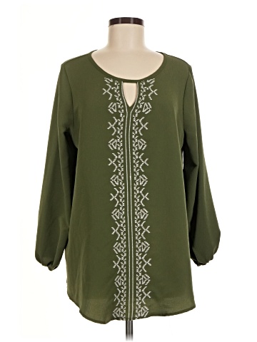 Faded Glory 3/4 Sleeve Blouse (view 1)