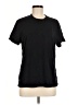 FOR DAYS Solid Black Short Sleeve T-Shirt Size M - photo 1