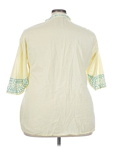 Highness 3/4 Sleeve Button-Down Shirt (view 1)