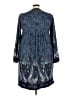 White Mark Paisley Blue Casual Dress Size 3X (estimated) - photo 2