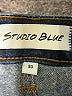 STUDIO BLUE Solid Blue Jeans Size 30 waist - photo 7