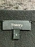 Theory Solid Black Wool Skirt Size S - photo 4