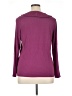Chaps Purple Long Sleeve Blouse Size 1X - photo 2