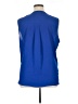 Gallery 100% Polyester Blue Sleeveless Blouse Size EU 46 / US 16 - photo 2