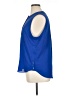 Gallery 100% Polyester Blue Sleeveless Blouse Size EU 46 / US 16 - photo 5