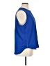 Gallery 100% Polyester Blue Sleeveless Blouse Size EU 46 / US 16 - photo 4
