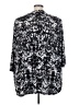 Logo Layers Black 3/4 Sleeve Blouse Size 4X - photo 2