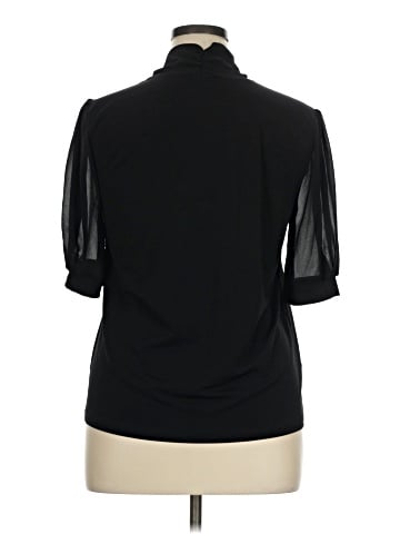 Cable & Gauge Short Sleeve Blouse (view 2)