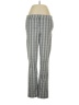 Adrienne Vittadini Plaid Gray Casual Pants Size EU 38 / US 8 - photo 1