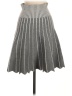 Alya Chevron-herringbone Gray Casual Skirt Size S - photo 1