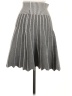 Alya Chevron-herringbone Gray Casual Skirt Size S - photo 2
