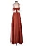Aura 100% Polyester Brown Cocktail Dress Size 6 - photo 2