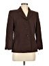 Collections for Le Suit 100% Polyester Solid Brown Blazer Size 8 - photo 1