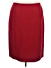 Le Suit 100% Polyester Solid Red Formal Skirt Size 18 - photo 1